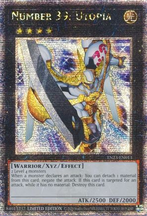 Number 39: Utopia (TN23-EN013) - 25th Anniversary Tin: Dueling Heroes Limited - Premium Yugioh Single from Konami - Just $1.35! Shop now at Game Crave Tournament Store