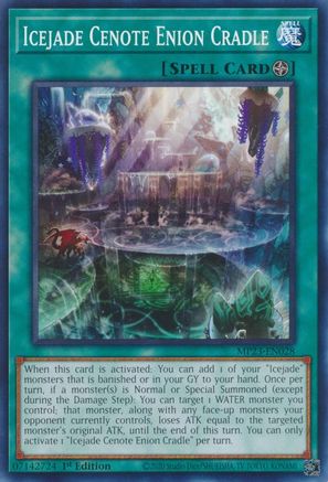 Icejade Cenote Enion Cradle (MP23-EN028) - 25th Anniversary Tin: Dueling Heroes Mega Pack 1st Edition - Premium Yugioh Single from Konami - Just $0.25! Shop now at Game Crave Tournament Store