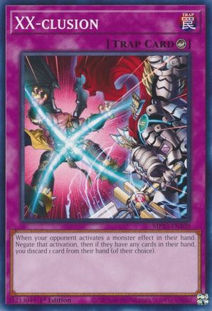 XX-clusion (MP23-EN109) - 25th Anniversary Tin: Dueling Heroes Mega Pack 1st Edition - Premium Yugioh Single from Konami - Just $0.25! Shop now at Game Crave Tournament Store