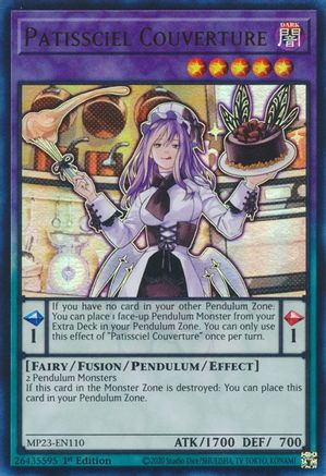 Patissciel Couverture (MP23-EN110) - 25th Anniversary Tin: Dueling Heroes Mega Pack 1st Edition - Premium Yugioh Single from Konami - Just $0.25! Shop now at Game Crave Tournament Store