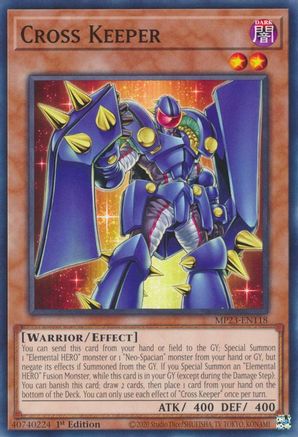 Cross Keeper (MP23-EN118) - 25th Anniversary Tin: Dueling Heroes Mega Pack 1st Edition - Premium Yugioh Single from Konami - Just $0.25! Shop now at Game Crave Tournament Store