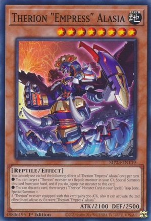 Therion "Empress" Alasia (MP23-EN119) - 25th Anniversary Tin: Dueling Heroes Mega Pack 1st Edition - Premium Yugioh Single from Konami - Just $0.25! Shop now at Game Crave Tournament Store