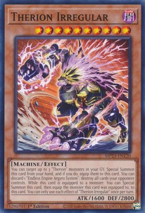 Therion Irregular (MP23-EN120) - 25th Anniversary Tin: Dueling Heroes Mega Pack 1st Edition - Premium Yugioh Single from Konami - Just $0.25! Shop now at Game Crave Tournament Store