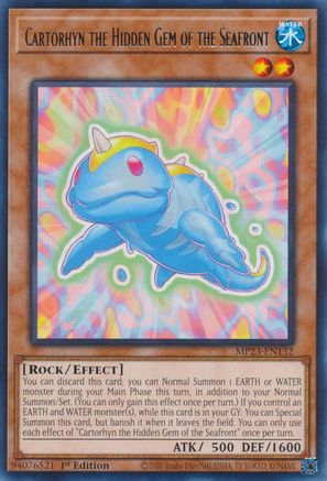 Cartorhyn the Hidden Gem of the Seafront (MP23-EN132) - 25th Anniversary Tin: Dueling Heroes Mega Pack 1st Edition - Premium Yugioh Single from Konami - Just $0.25! Shop now at Game Crave Tournament Store