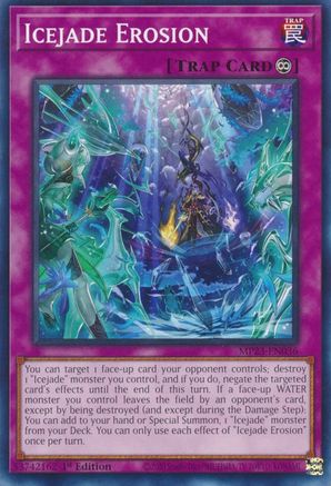 Icejade Erosion (MP23-EN036) - 25th Anniversary Tin: Dueling Heroes Mega Pack 1st Edition - Premium Yugioh Single from Konami - Just $0.25! Shop now at Game Crave Tournament Store