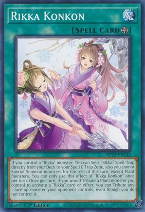 Rikka Konkon (MP23-EN142) - 25th Anniversary Tin: Dueling Heroes Mega Pack 1st Edition - Premium Yugioh Single from Konami - Just $0.25! Shop now at Game Crave Tournament Store