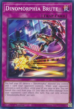 Dinomorphia Brute (MP23-EN039) - 25th Anniversary Tin: Dueling Heroes Mega Pack 1st Edition - Premium Yugioh Single from Konami - Just $0.25! Shop now at Game Crave Tournament Store