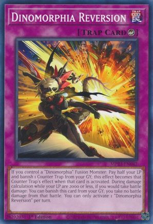 Dinomorphia Reversion (MP23-EN042) - 25th Anniversary Tin: Dueling Heroes Mega Pack 1st Edition - Premium Yugioh Single from Konami - Just $0.25! Shop now at Game Crave Tournament Store