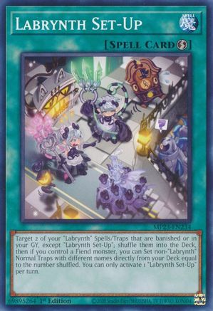 Labrynth Set-Up (MP23-EN234) - 25th Anniversary Tin: Dueling Heroes Mega Pack 1st Edition - Premium Yugioh Single from Konami - Just $0.25! Shop now at Game Crave Tournament Store