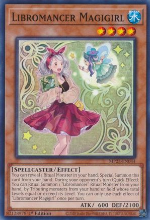 Libromancer Magigirl (MP23-EN044) - 25th Anniversary Tin: Dueling Heroes Mega Pack 1st Edition - Premium Yugioh Single from Konami - Just $0.25! Shop now at Game Crave Tournament Store