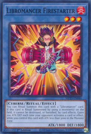 Libromancer Firestarter (MP23-EN046) - 25th Anniversary Tin: Dueling Heroes Mega Pack 1st Edition - Premium Yugioh Single from Konami - Just $0.25! Shop now at Game Crave Tournament Store