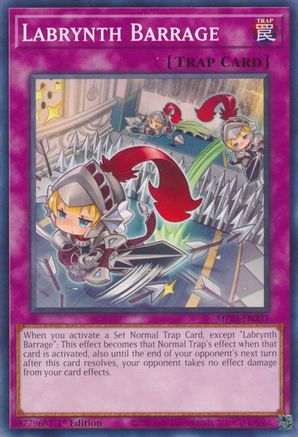 Labrynth Barrage (MP23-EN237) - 25th Anniversary Tin: Dueling Heroes Mega Pack 1st Edition - Premium Yugioh Single from Konami - Just $0.25! Shop now at Game Crave Tournament Store