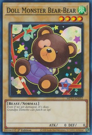 Doll Monster Bear-Bear (MP23-EN052) - 25th Anniversary Tin: Dueling Heroes Mega Pack 1st Edition - Premium Yugioh Single from Konami - Just $0.25! Shop now at Game Crave Tournament Store