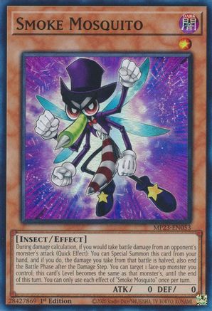 Smoke Mosquito (MP23-EN053) - 25th Anniversary Tin: Dueling Heroes Mega Pack 1st Edition - Premium Yugioh Single from Konami - Just $0.25! Shop now at Game Crave Tournament Store