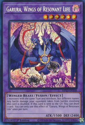Garura, Wings of Resonant Life (MP23-EN148) - 25th Anniversary Tin: Dueling Heroes Mega Pack 1st Edition - Premium Yugioh Single from Konami - Just $0.61! Shop now at Game Crave Tournament Store