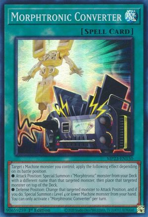 Morphtronic Converter (MP23-EN150) - 25th Anniversary Tin: Dueling Heroes Mega Pack 1st Edition - Premium Yugioh Single from Konami - Just $0.25! Shop now at Game Crave Tournament Store