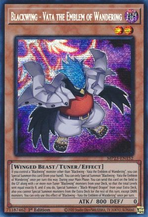 Blackwing - Vata the Emblem of Wandering (MP23-EN152) - 25th Anniversary Tin: Dueling Heroes Mega Pack 1st Edition - Premium Yugioh Single from Konami - Just $0.08! Shop now at Game Crave Tournament Store