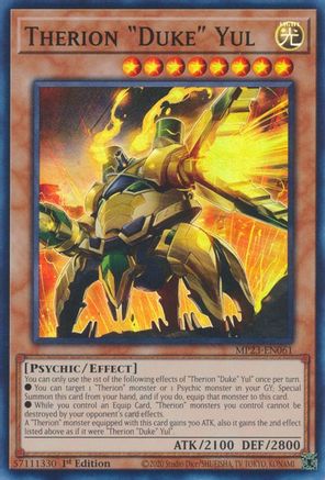 Therion "Duke" Yul (MP23-EN061) - 25th Anniversary Tin: Dueling Heroes Mega Pack 1st Edition - Premium Yugioh Single from Konami - Just $0.25! Shop now at Game Crave Tournament Store