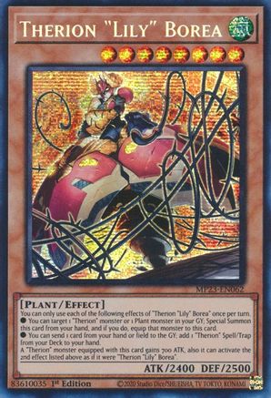 Therion "Lily" Borea (MP23-EN062) - 25th Anniversary Tin: Dueling Heroes Mega Pack 1st Edition - Premium Yugioh Single from Konami - Just $0.26! Shop now at Game Crave Tournament Store