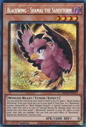Blackwing - Shamal the Sandstorm (MP23-EN153) - 25th Anniversary Tin: Dueling Heroes Mega Pack 1st Edition - Premium Yugioh Single from Konami - Just $0.26! Shop now at Game Crave Tournament Store
