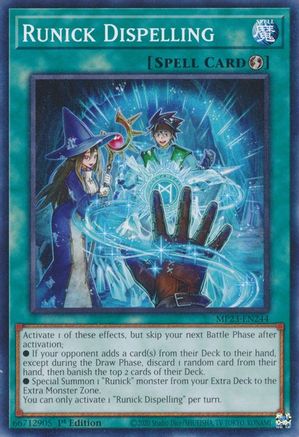 Runick Dispelling (MP23-EN244) - 25th Anniversary Tin: Dueling Heroes Mega Pack 1st Edition - Premium Yugioh Single from Konami - Just $0.25! Shop now at Game Crave Tournament Store