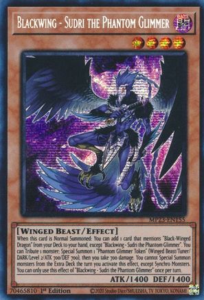 Blackwing - Sudri the Phantom Glimmer (MP23-EN155) - 25th Anniversary Tin: Dueling Heroes Mega Pack 1st Edition - Premium Yugioh Single from Konami - Just $0.26! Shop now at Game Crave Tournament Store