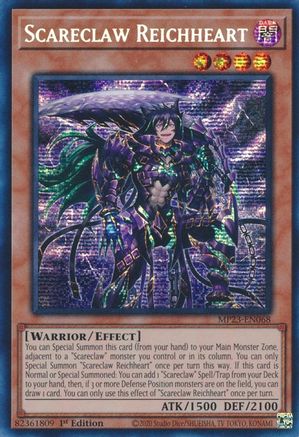 Scareclaw Reichheart (MP23-EN068) - 25th Anniversary Tin: Dueling Heroes Mega Pack 1st Edition - Premium Yugioh Single from Konami - Just $0.25! Shop now at Game Crave Tournament Store