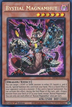 Bystial Magnamhut (MP23-EN157) - 25th Anniversary Tin: Dueling Heroes Mega Pack 1st Edition - Premium Yugioh Single from Konami - Just $4.74! Shop now at Game Crave Tournament Store