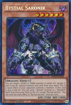 Bystial Saronir (MP23-EN158) - 25th Anniversary Tin: Dueling Heroes Mega Pack 1st Edition - Premium Yugioh Single from Konami - Just $4.26! Shop now at Game Crave Tournament Store