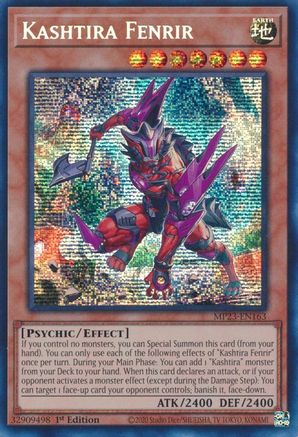 Kashtira Fenrir (MP23-EN163) - 25th Anniversary Tin: Dueling Heroes Mega Pack 1st Edition - Premium Yugioh Single from Konami - Just $11.14! Shop now at Game Crave Tournament Store