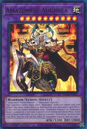 Amazoness Augusta (MP23-EN223) - 25th Anniversary Tin: Dueling Heroes Mega Pack 1st Edition - Premium Yugioh Single from Konami - Just $0.25! Shop now at Game Crave Tournament Store