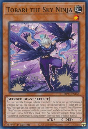Tobari the Sky Ninja (MP23-EN166) - 25th Anniversary Tin: Dueling Heroes Mega Pack 1st Edition - Premium Yugioh Single from Konami - Just $0.25! Shop now at Game Crave Tournament Store