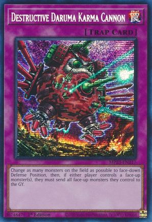 Destructive Daruma Karma Cannon (MP23-EN217) - 25th Anniversary Tin: Dueling Heroes Mega Pack 1st Edition - Premium Yugioh Single from Konami - Just $1.34! Shop now at Game Crave Tournament Store