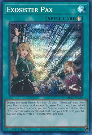 Exosister Pax (MP23-EN260) - 25th Anniversary Tin: Dueling Heroes Mega Pack 1st Edition - Premium Yugioh Single from Konami - Just $0.25! Shop now at Game Crave Tournament Store