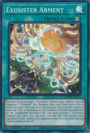 Exosister Arment (MP23-EN261) - 25th Anniversary Tin: Dueling Heroes Mega Pack 1st Edition - Premium Yugioh Single from Konami - Just $0.25! Shop now at Game Crave Tournament Store