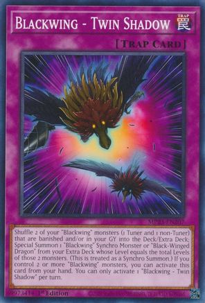 Blackwing - Twin Shadow (MP23-EN207) - 25th Anniversary Tin: Dueling Heroes Mega Pack 1st Edition - Premium Yugioh Single from Konami - Just $0.25! Shop now at Game Crave Tournament Store