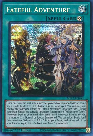 Fateful Adventure (MP23-EN268) - 25th Anniversary Tin: Dueling Heroes Mega Pack 1st Edition - Premium Yugioh Single from Konami - Just $0.86! Shop now at Game Crave Tournament Store