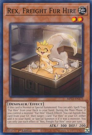 Rex, Freight Fur Hire (MP23-EN175) - 25th Anniversary Tin: Dueling Heroes Mega Pack 1st Edition - Premium Yugioh Single from Konami - Just $0.25! Shop now at Game Crave Tournament Store