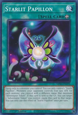 Starlit Papillon (MP23-EN270) - 25th Anniversary Tin: Dueling Heroes Mega Pack 1st Edition - Premium Yugioh Single from Konami - Just $0.25! Shop now at Game Crave Tournament Store
