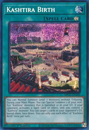 Kashtira Birth (MP23-EN200) - 25th Anniversary Tin: Dueling Heroes Mega Pack 1st Edition - Premium Yugioh Single from Konami - Just $3.27! Shop now at Game Crave Tournament Store
