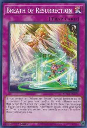 Breath of Resurrection (MP23-EN273) - 25th Anniversary Tin: Dueling Heroes Mega Pack 1st Edition - Premium Yugioh Single from Konami - Just $0.25! Shop now at Game Crave Tournament Store