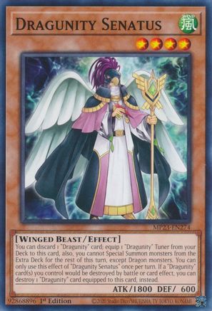 Dragunity Senatus (MP23-EN274) - 25th Anniversary Tin: Dueling Heroes Mega Pack 1st Edition - Premium Yugioh Single from Konami - Just $0.25! Shop now at Game Crave Tournament Store