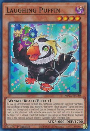 Laughing Puffin (MP23-EN180) - 25th Anniversary Tin: Dueling Heroes Mega Pack 1st Edition - Premium Yugioh Single from Konami - Just $0.25! Shop now at Game Crave Tournament Store