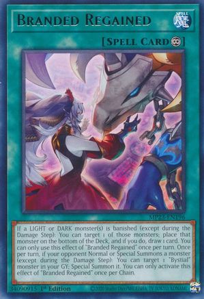 Branded Regained (MP23-EN196) - 25th Anniversary Tin: Dueling Heroes Mega Pack 1st Edition - Premium Yugioh Single from Konami - Just $0.66! Shop now at Game Crave Tournament Store
