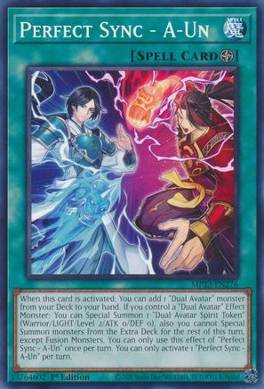 Perfect Sync - A-Un (MP23-EN276) - 25th Anniversary Tin: Dueling Heroes Mega Pack 1st Edition - Premium Yugioh Single from Konami - Just $0.25! Shop now at Game Crave Tournament Store