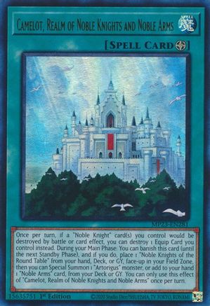 Camelot, Realm of Noble Knights and Noble Arms (MP23-EN281) - 25th Anniversary Tin: Dueling Heroes Mega Pack 1st Edition - Premium Yugioh Single from Konami - Just $0.08! Shop now at Game Crave Tournament Store