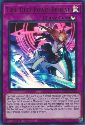 Time Thief Power Reserve (MP23-EN282) - 25th Anniversary Tin: Dueling Heroes Mega Pack 1st Edition - Premium Yugioh Single from Konami - Just $0.25! Shop now at Game Crave Tournament Store