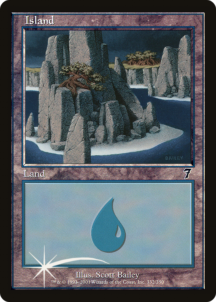Island (7ED-332★) - Seventh Edition Foil - Premium MTG Single from Wizards of the Coast - Just $1.97! Shop now at Game Crave Tournament Store