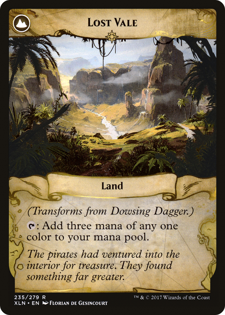 Dowsing Dagger // Lost Vale (XLN-235) - Ixalan: (compasslanddfc) Foil - Premium MTG Single from Wizards of the Coast - Just $6.38! Shop now at Game Crave Tournament Store