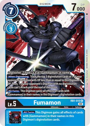 Fumamon (RB1-015) - Resurgence Booster Foil - Premium Digimon Single from Bandai - Just $0.26! Shop now at Game Crave Tournament Store